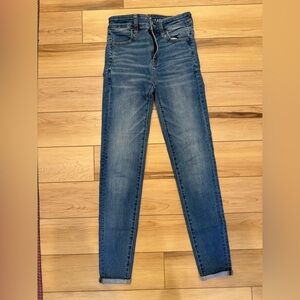 American Eagle Outfitters Women's Skinny Jeans in Blue